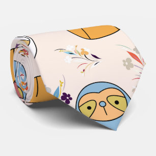 Sleepy Sloth Tie