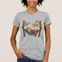 Sleepy Sloth Vintage Funny Lazy Animal Art 2
