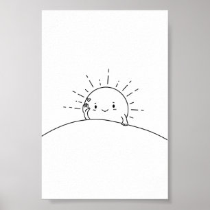 Sleepy Sun Says Hi Poster