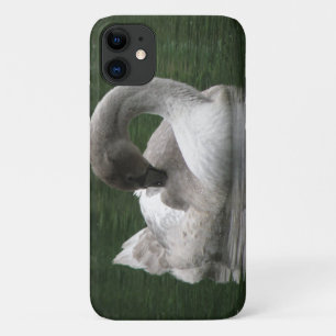 Sleepy Swan iPhone Case