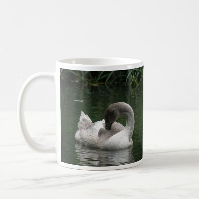 Sleepy Swan Mug (Left)