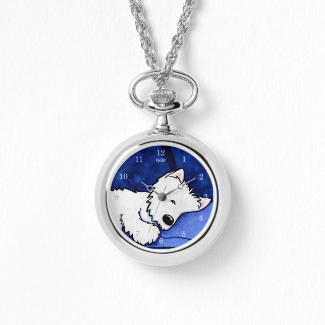 Sleepy Westie Watch (Front)