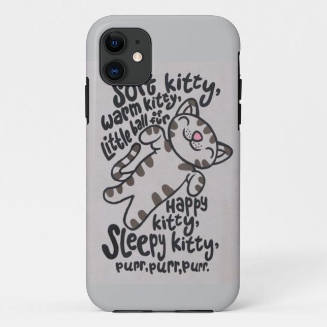 SleepyKittySongCase Case-Mate iPhone Case (Back)