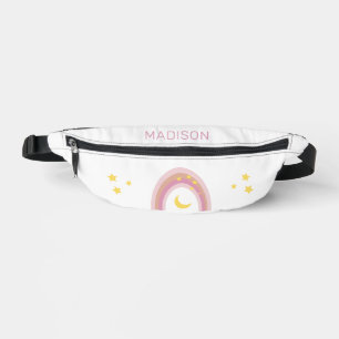 'Sleepytime Rainbow', Cute Personalised Bum Bags
