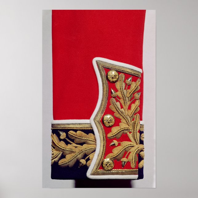 Sleeve detail of a British Army Uniform Poster (Front)
