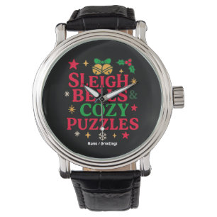 Sleigh Bells & Cosy Puzzles Festive Holiday Gift Watch