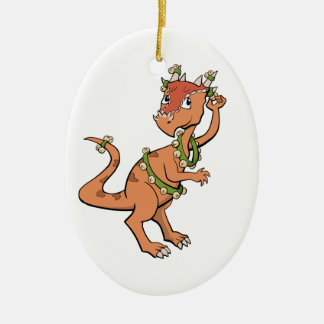 Sleigh Bells Dinosaur Ornament