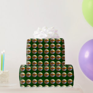 Sleigh Bells Glossy Wrapping Paper