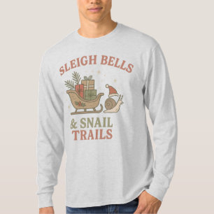 Sleigh Bells & Snail Trails Men’s Long Sleeve T-Shirt