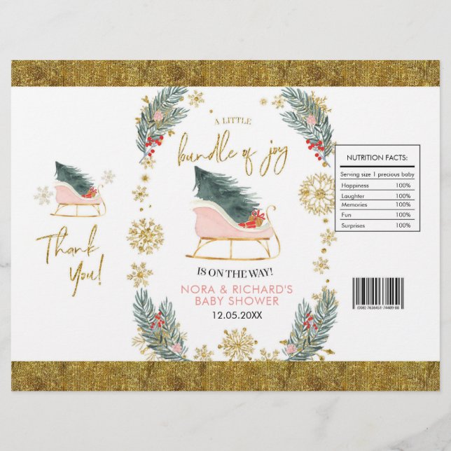 Sleigh Bundle Of Joy Chip Bag Wrapper (Front)