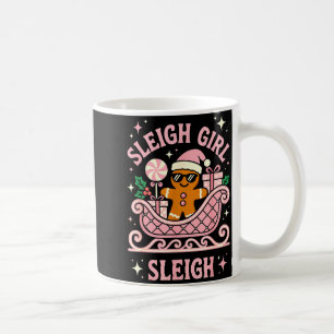 Sleigh Girl Cute Cookie Christmas  Coffee Mug