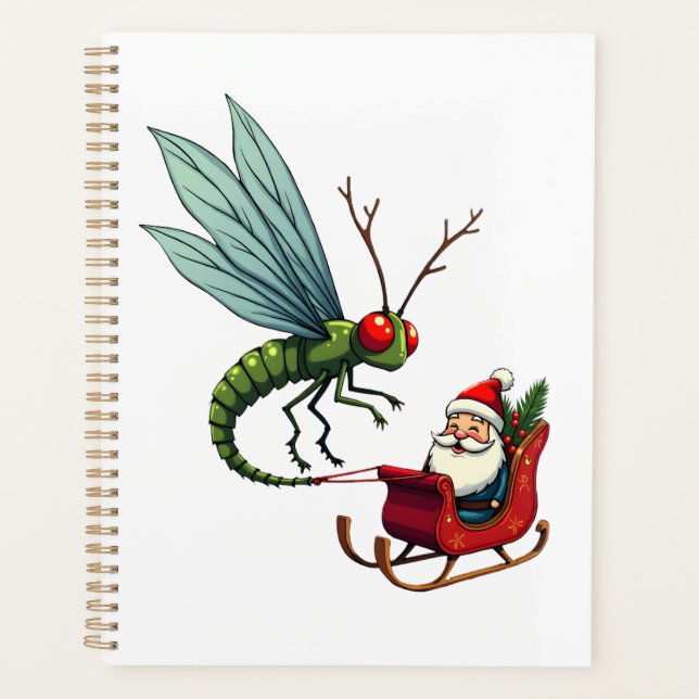 Sleigh Ride Dragonfly Planner (Front)