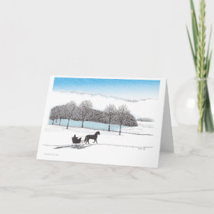 Sleigh Ride Holiday Card