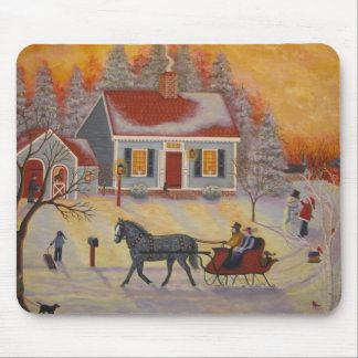 Sleigh Ride Mouse Pad