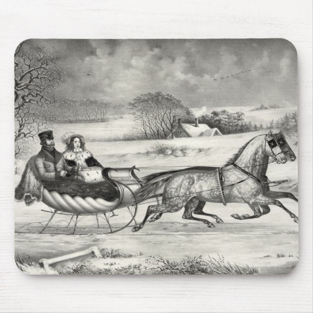 Sleigh Ride mousepad (Front)