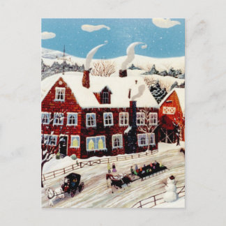 Sleigh Ride Postcard