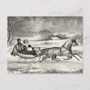 Sleigh Ride postcards
