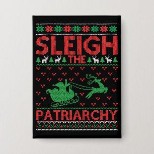 Sleigh The Patriarchy Feminist Christmas