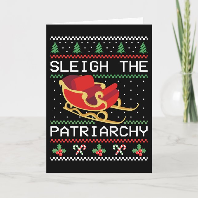 Sleigh The Patriarchy I Card (Front)