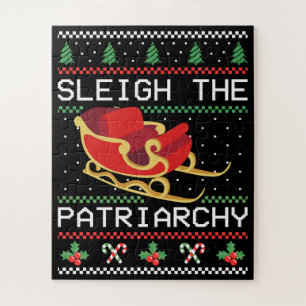 Sleigh The Patriarchy I Jigsaw Puzzle
