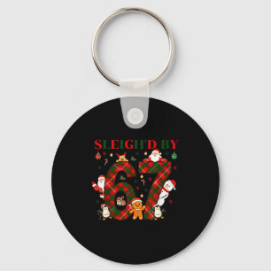 Sleigh'd By 67 Funny Joke Six Seven Meme 6 7 Chris Key Ring