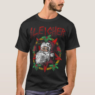 Sleigher  Heavy Metal Santa Claus  Christmas Xmas  T-Shirt