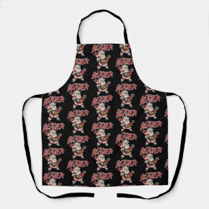 Sleigher Santa Claus Metal Christmas Hail Funny Apron