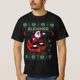 Sleigher Santa Ugly Christmas Sweater Design