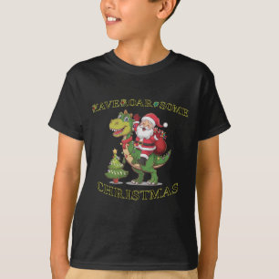 "Sleighing It Dino-Style: T-Shirt