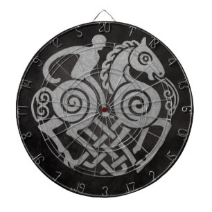 Sleipnir and Odin Symbol Norse Mythology Design Dartboard