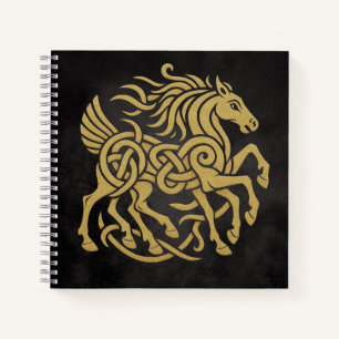 Sleipnir Eight-Legged Horse Norse Mythology Design Notebook