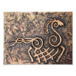 Sleipnir, eight-legged horse of Odin Photo Print