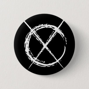 Slender Man 6 Cm Round Badge