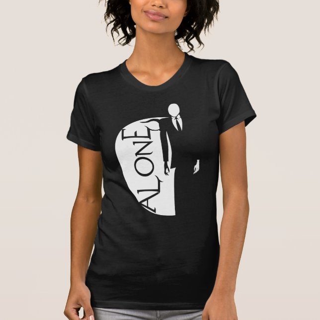 slender man alone shirt (Front)
