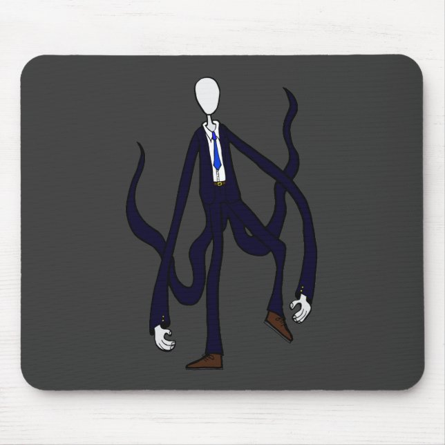 Slender Man - Book of Monsters Halloween Mouse Pad (Front)