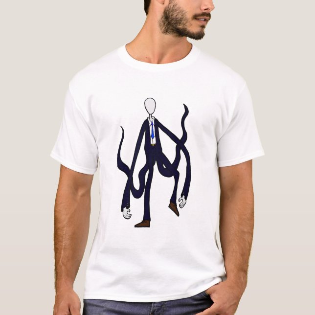 Slender Man - Book of Monsters Halloween T-Shirt (Front)