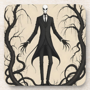 SLENDER MAN SEPIA LEGEND MYTH COASTER