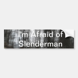 Slenderman Forest Bumper Sticker