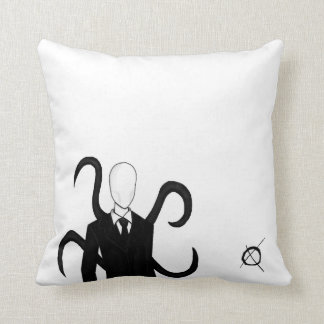 Slenderman Throw Pillow