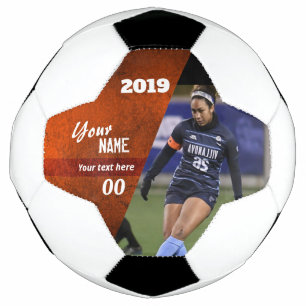 Slice Custom Soccer Ball Orange