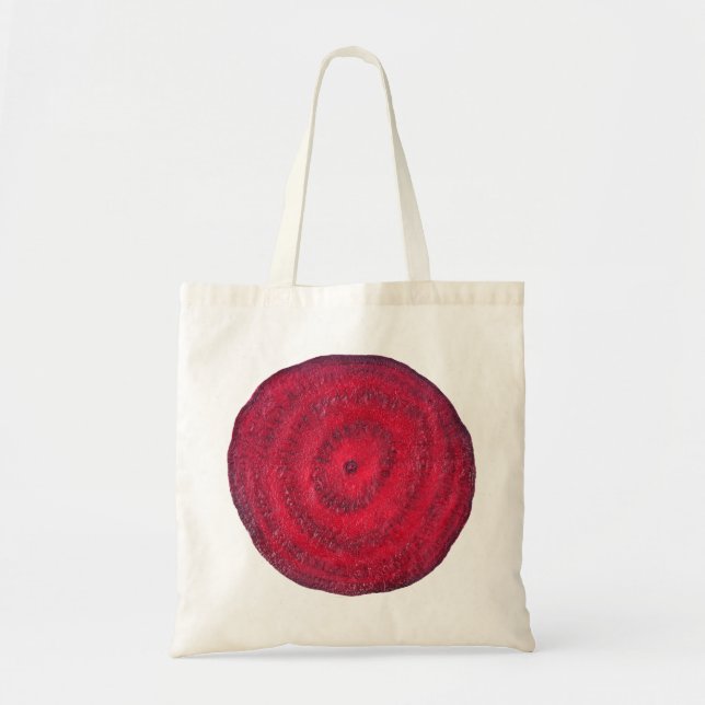 Slice of beetroot tote bag (Front)