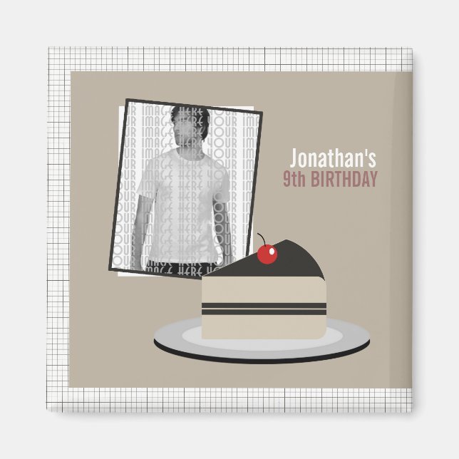 Slice of Cake Magnet (Front)