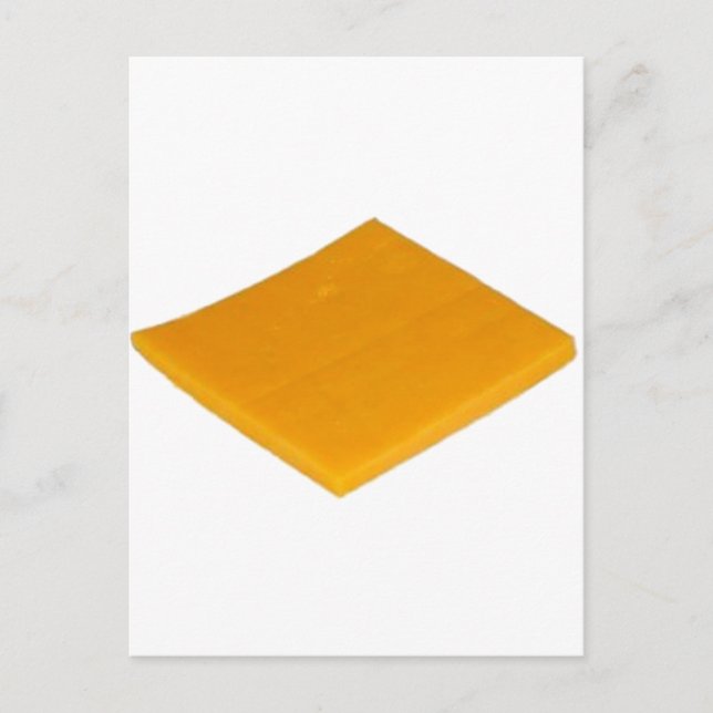 Slice of Cheese Postcard (Front)