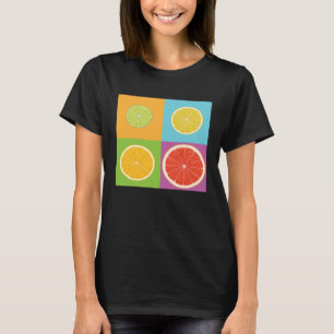 Slice of Citrus Of Lemon Lime Orange Grapefruit T-Shirt