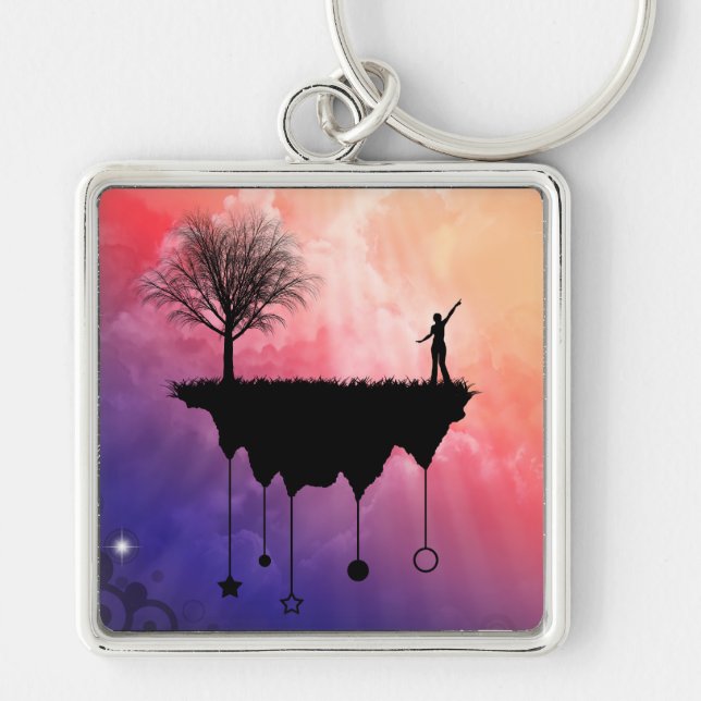 Slice of Earth Key Ring (Front)