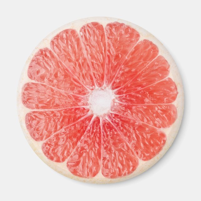 Slice of grapefruit magnet (Front)