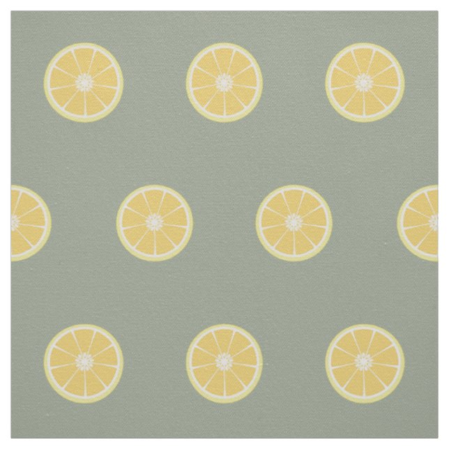 slice of lemon fabric (Swatch)
