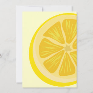 Slice of Lemon Invitation