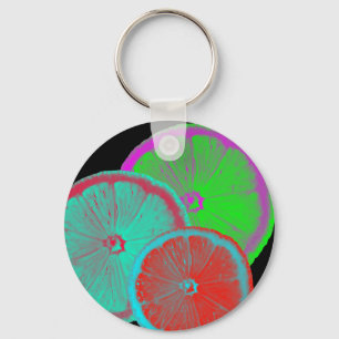 Slice Of Lemon Key Ring