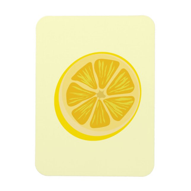 Slice of Lemon Magnet (Vertical)